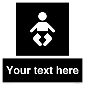 Custom information: black panel baby change